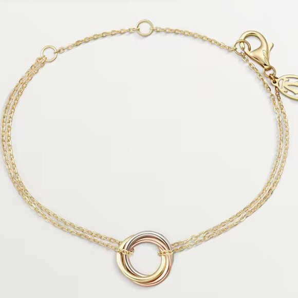 Cartier Trinity Bracelet on Chain(Rose Gold) - Picture 1 of 6
